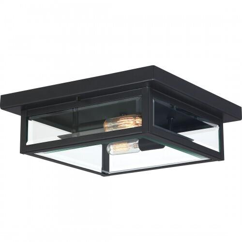 Quoizel WVR1312EK Westover Flush mount 2 lights earth black Flush Mount