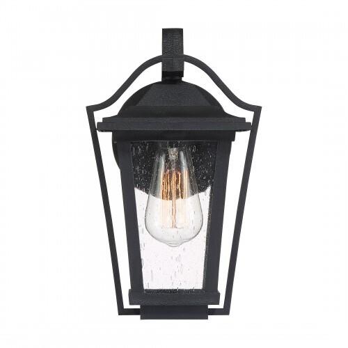 Quoizel DRS8407EK Darius Outdoor wall 1 light earth black Outdoor Lantern