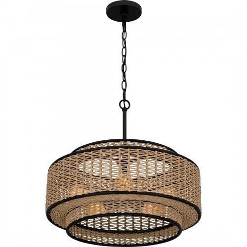 Quoizel QP6161MBK Quoizel Pendant Pendant 5 lights matte black Pendant