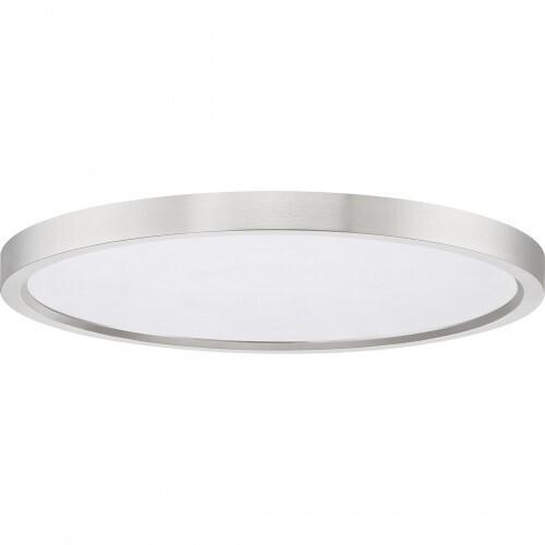 Quoizel OST1715BN Outskirts Flush mount 15"d brushed nickel Flush Mount