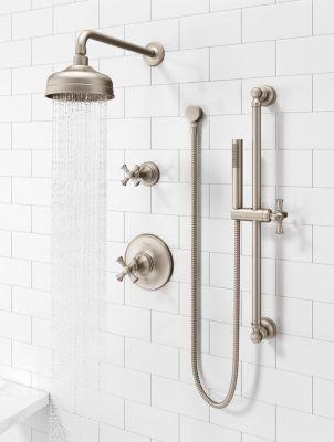 Pfister Brushed Nickel Tisbury 1-handle Tub & Shower, Trim Only LG89-8TBK