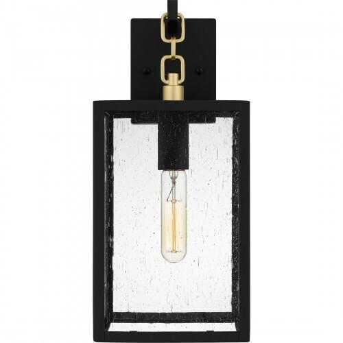 Quoizel ANC8407MBK Anchorage Outdoor wall 1 light matte black Outdoor Lantern