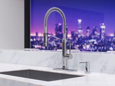 Pfister Polished Chrome Kitchen Soap Dispenser KSD-MDRC