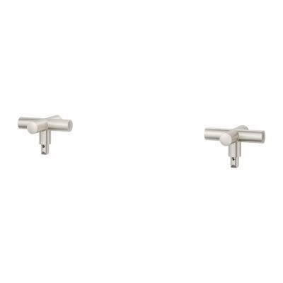 Pfister Brushed Nickel 2-handle Cross Handle Kit HHL-049TNTK