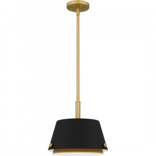 Quoizel QPP6163MBK Quoizel Piccolo Pendant Mid pendant 1 light matte black Mini Pendant