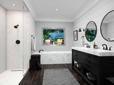 Pfister Tuscan Bronze 2-handle 8" Widespread Bathroom Faucet LG49-WF0Y