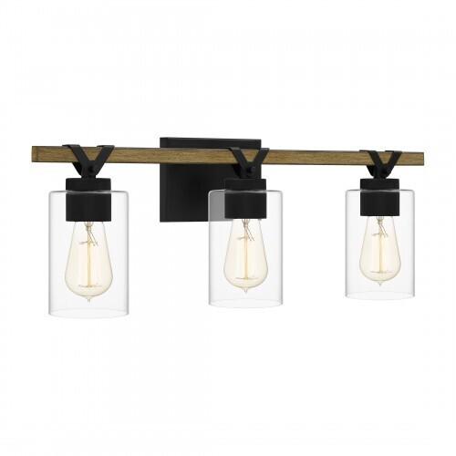 Quoizel DEVN8624MBK Devon Court Bath 3 lights matte black Bath