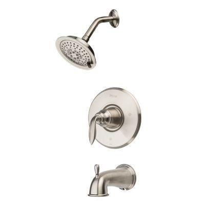Pfister Brushed Nickel Avalon 1-handle Tub & Shower, Trim Only LG89-8CBK