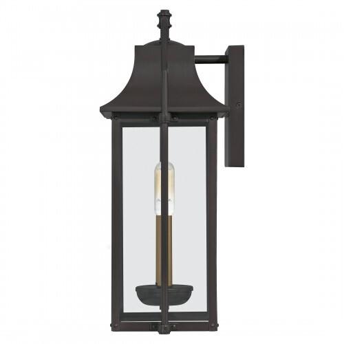 Quoizel MAN8409WT Manning Outdoor wall 2 light western bronze Outdoor
