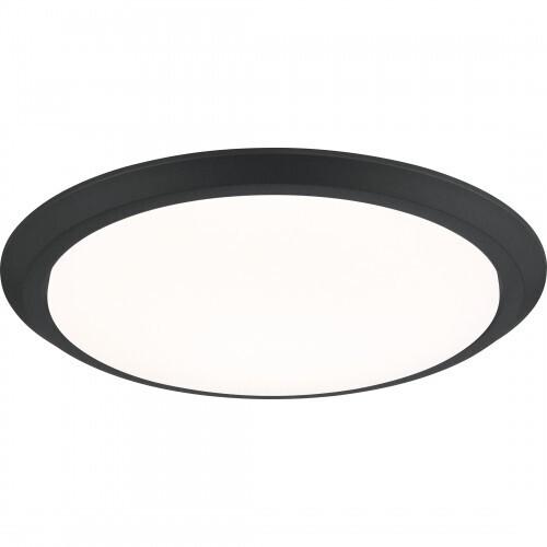 Quoizel VRG1620EK Verge Flush mount led light earth black Flush Mount