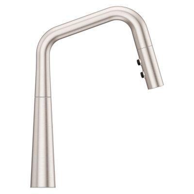 Spot Defense Stainless Steel 1-handle Pull-down Kitchen Faucet