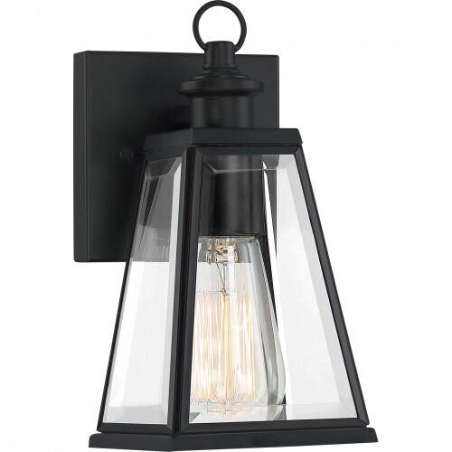 Quoizel PAX8305MBK Paxton Outdoor wall 1 light matte black Outdoor Lantern