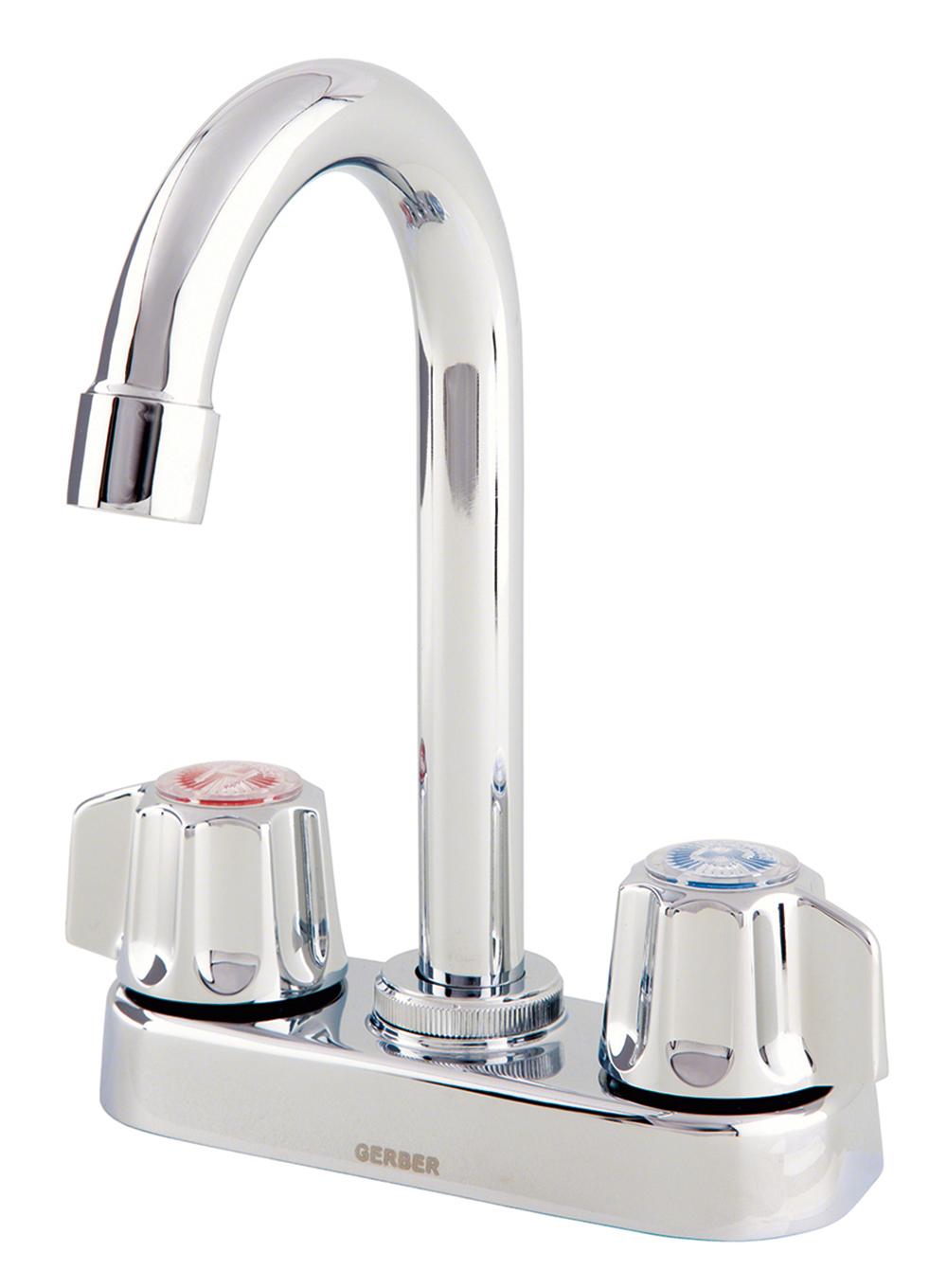 Gerber G0049251 Chrome Classics Two Handle Bar Faucet 1.75GPM