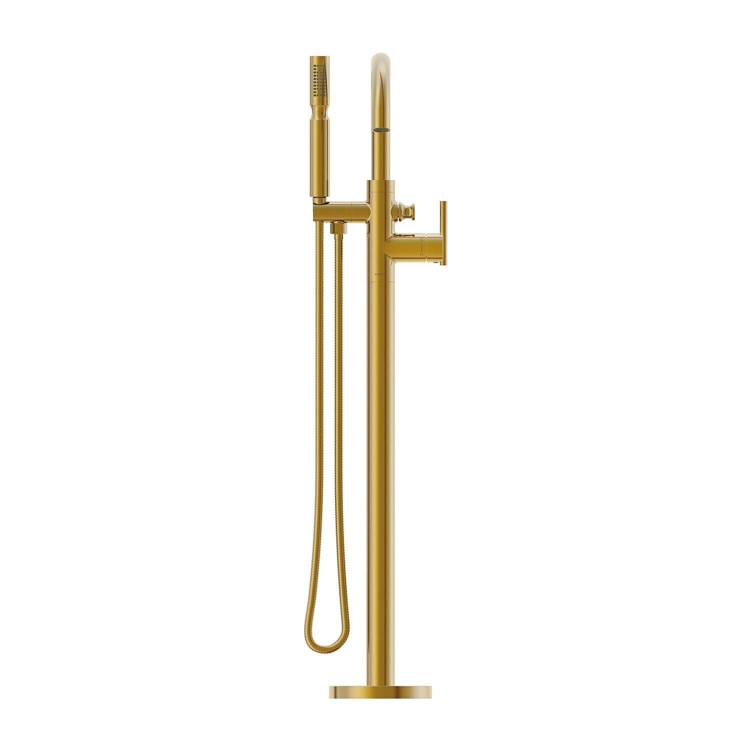 Gerber D300558BBT Brushed Bronze Contemporary Floor Mount Tub Filler Trim Kit With HA...