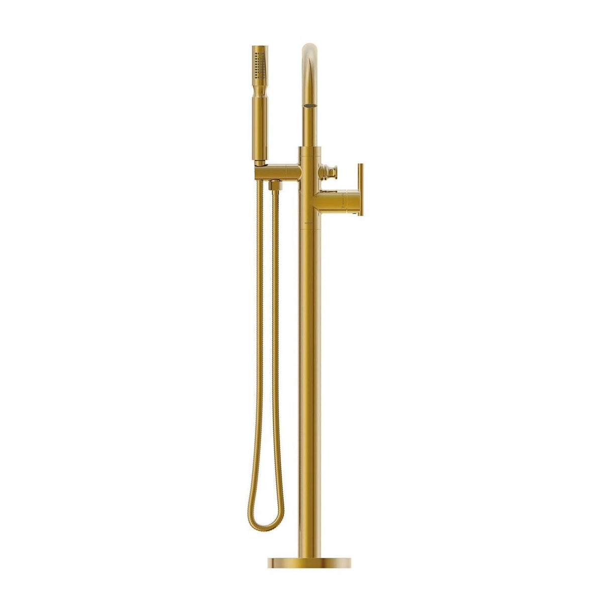 Gerber D300558BNT Brushed Nickel Contemporary Floor Mount Tub Filler Trim Kit With HA...
