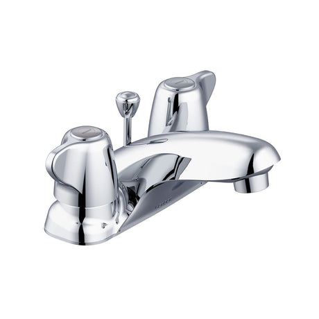 Gerber G0043156 Chrome Maxwell Two Handle Centerset Lavatory Faucet W/ 50/50 POP...