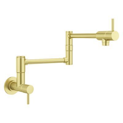 Pfister Brushed Gold 2-handle Pot Filler Faucet GT533-PFBG