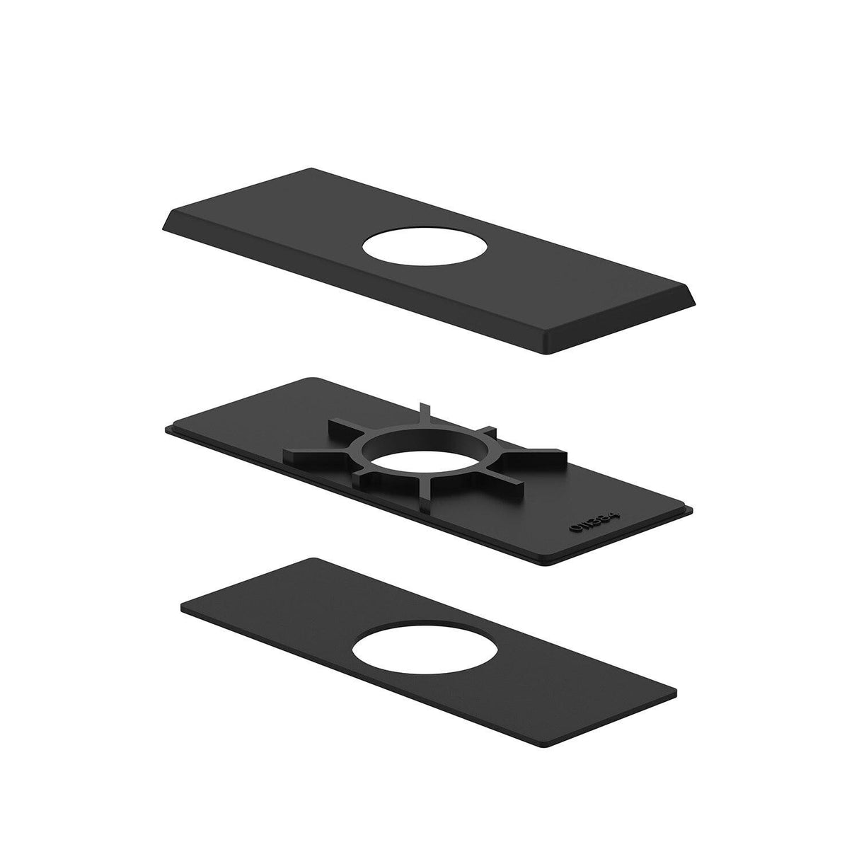 Gerber DA607568BN Brushed Nickel Square Cover Plate Assembly for 4" Centerset LAVATOR...