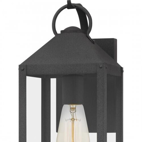 Quoizel TPE8406MB Thorpe Outdoor wall 1 light mottled black Outdoor