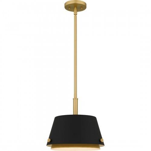 Quoizel QPP6163MBK Quoizel Piccolo Pendant Mid pendant 1 light matte black Mini Pendant