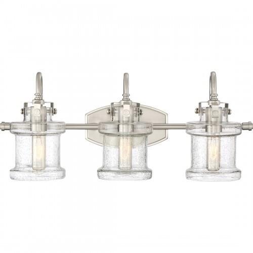 Quoizel DNY8603BN Danbury Bath fixture 3 light brsh nickel Bath Light