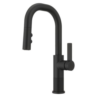 Pfister Matte Black 1-handle Pull-down Bar/prep Kitchen Faucet GT572-MTB