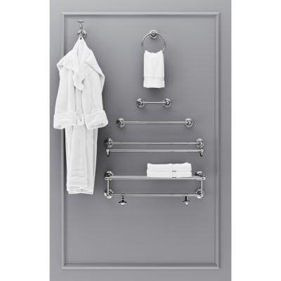 Pfister Polished Chrome Tisbury Towel Rack BTR-TB2C
