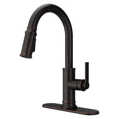 Pfister Tuscan Bronze 1-handle Pull-down Kitchen Faucet GT529-COLY