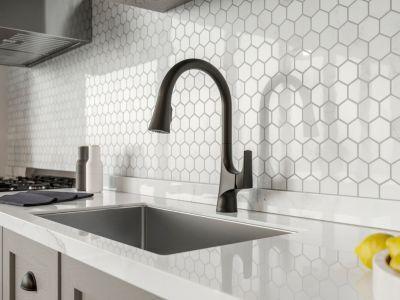 Pfister Matte Black 1-handle Pull-down Kitchen Faucet GT529-NRB