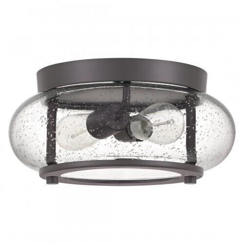 Quoizel TRG1612OZ Trilogy Flush mount 2 light old bronze Flush Mount