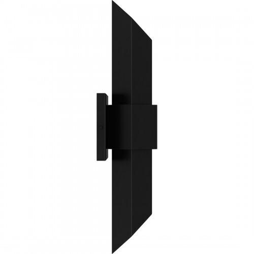 Quoizel CHS8407MBKG Chasm Outdoor wall led light matte black gold Outdoor Lantern