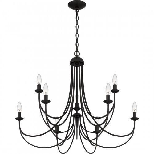 Quoizel MRN5030IB Mirren Chandelier 9 lights imperial bronze Chandelier