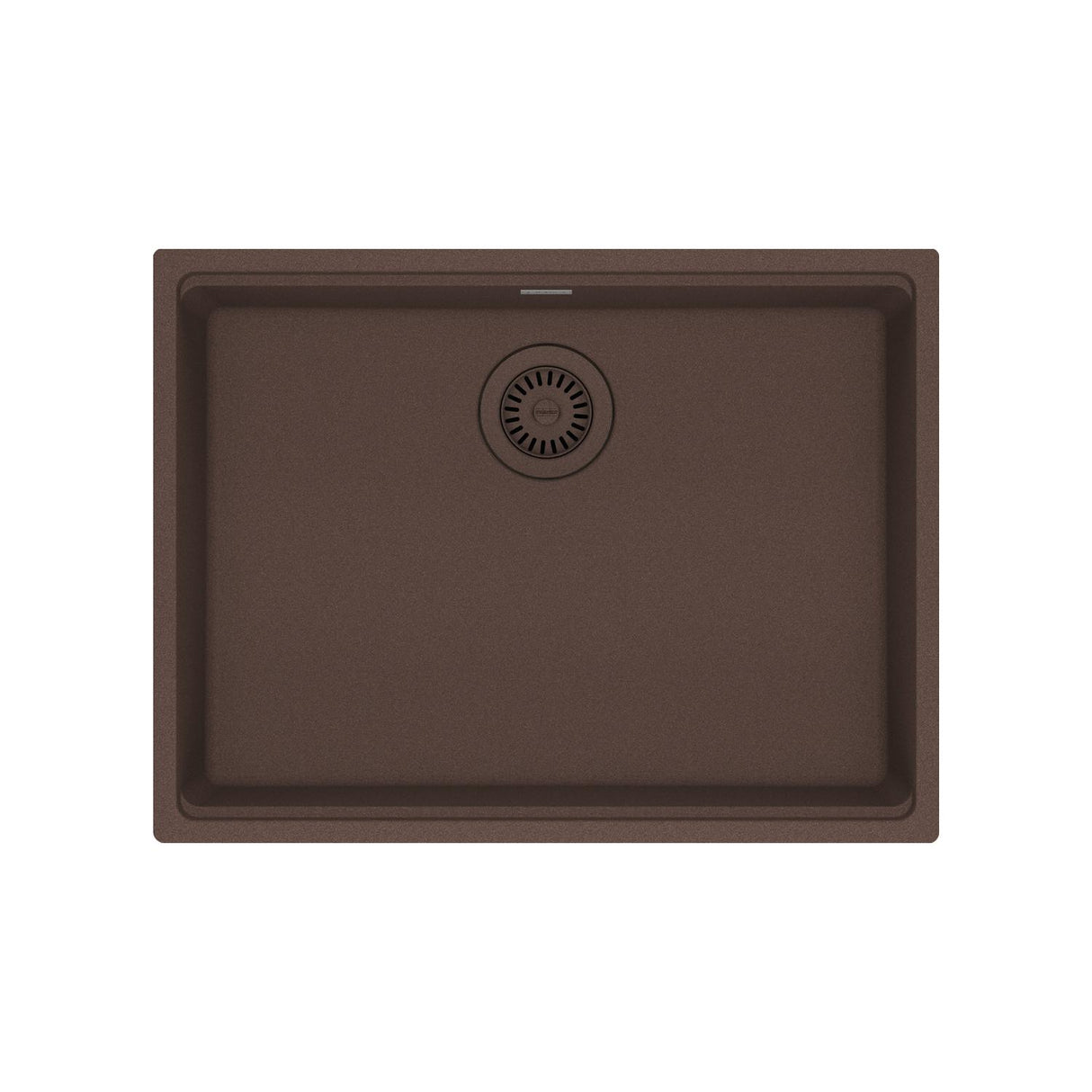 FRANKE MAG11023ADA-MOC Maris Undermount 25-in x 18.94-in Granite ADA Single Bowl Sink in Mocha In Mocha