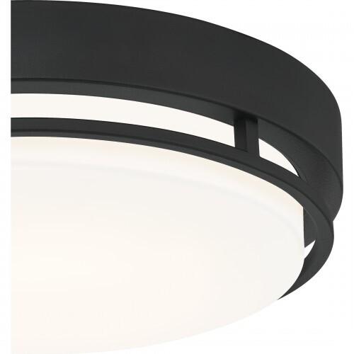 Quoizel HAL1614EK Hale Flush mount led light earth black Flush Mount