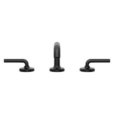 Pfister Matte Black 2-handle 8" Widespread Bathroom Faucet LG49-TNTB