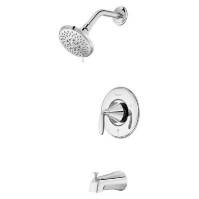 Pfister Polished Chrome 1-handle Tub & Shower Faucet LG89-8WFC