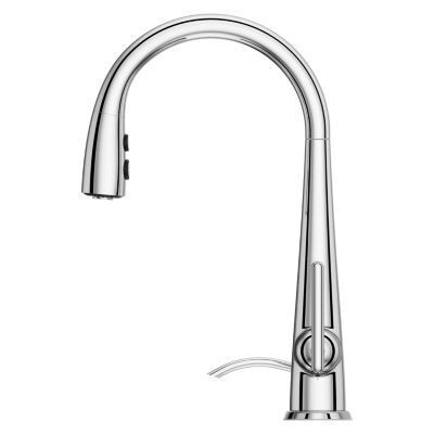 Pfister Polished Chrome Lita Pull-down Kitchen Faucet GT529-SMC