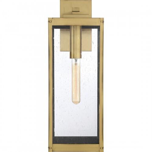 Quoizel WVR8407A Westover Outdoor wall 1 light antique brass Outdoor Lantern