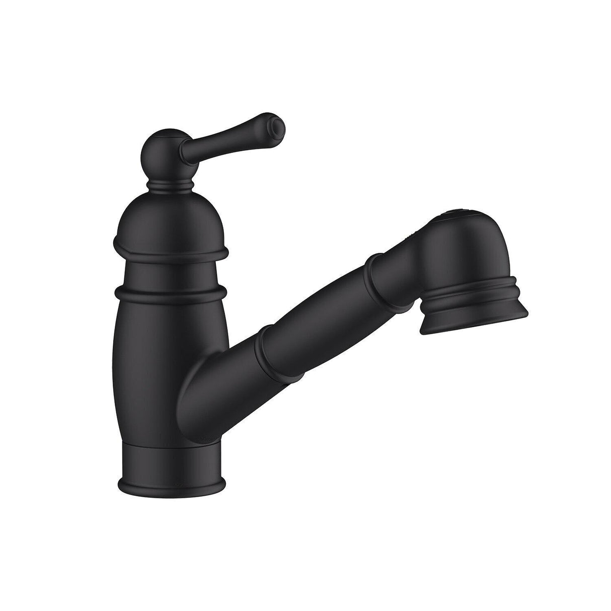 Gerber D457614BS Satin Black Opulence Single Handle Pull-out Kitchen Faucet