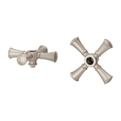 Pfister Brushed Nickel Tisbury Optional Cross Handle - Widespread HHL-049TBK