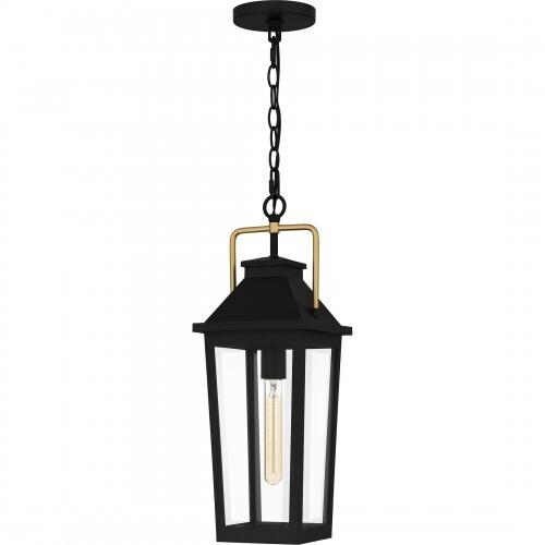 Quoizel BUK1907MBK Buckley Outdoor hanging 1 light matte black Outdoor Lantern