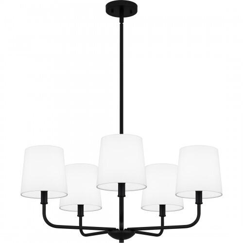 Quoizel GGR5028MBK Gallagher Chandelier 5 lights matte black Chandelier