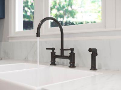 Pfister Tuscan Bronze 2-handle Kitchen Faucet LG31-TDY