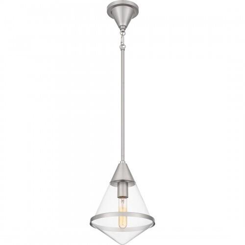 Quoizel QPP6160BN Quoizel Piccolo Pendant Mini pendant 1 light brushed nickel Mini Pendant