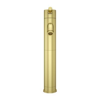 Pfister Brushed Gold Contempra Single Handle Vessel Faucet LG40-NBG00