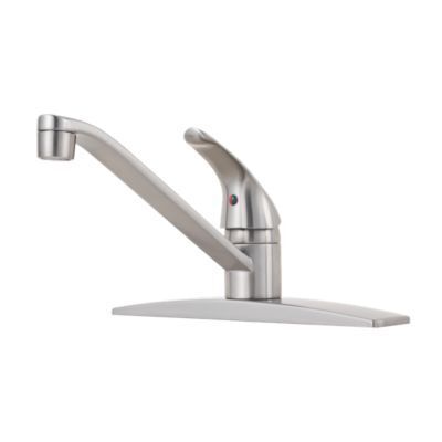 Stainless Steel Job Pack Pfirst Series 1-handle Kitchen Faucet J134-144S