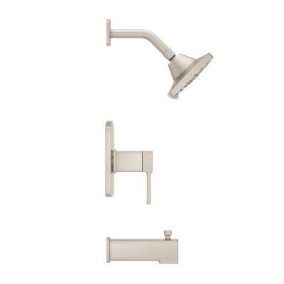 Pfister Brushed Nickel Deckard 1-handle Tub & Shower, Trim Only LG89-8DAK
