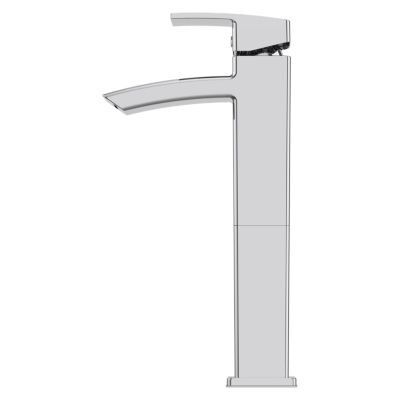 Pfister Polished Chrome Kenzo Single Handle Vessel Faucet LG40-DF1C