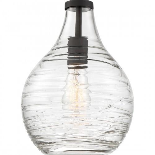 Quoizel QSF4019OZ Genie Semi flush mount 1 light old bronze Semi-Flush Mount