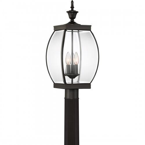 Quoizel OAS9009Z Oasis Outdoor post medici bronze 9"w Outdoor Lantern